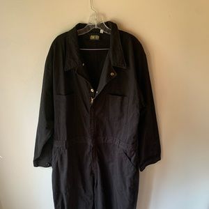 Big Bud Press Black Jumpsuit with Gold Details